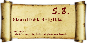 Sternlicht Brigitta névjegykártya