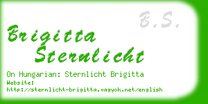 brigitta sternlicht business card